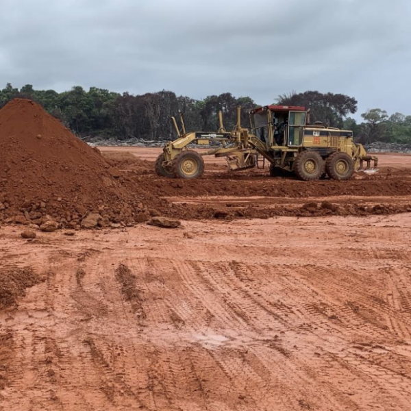 More sand and truck